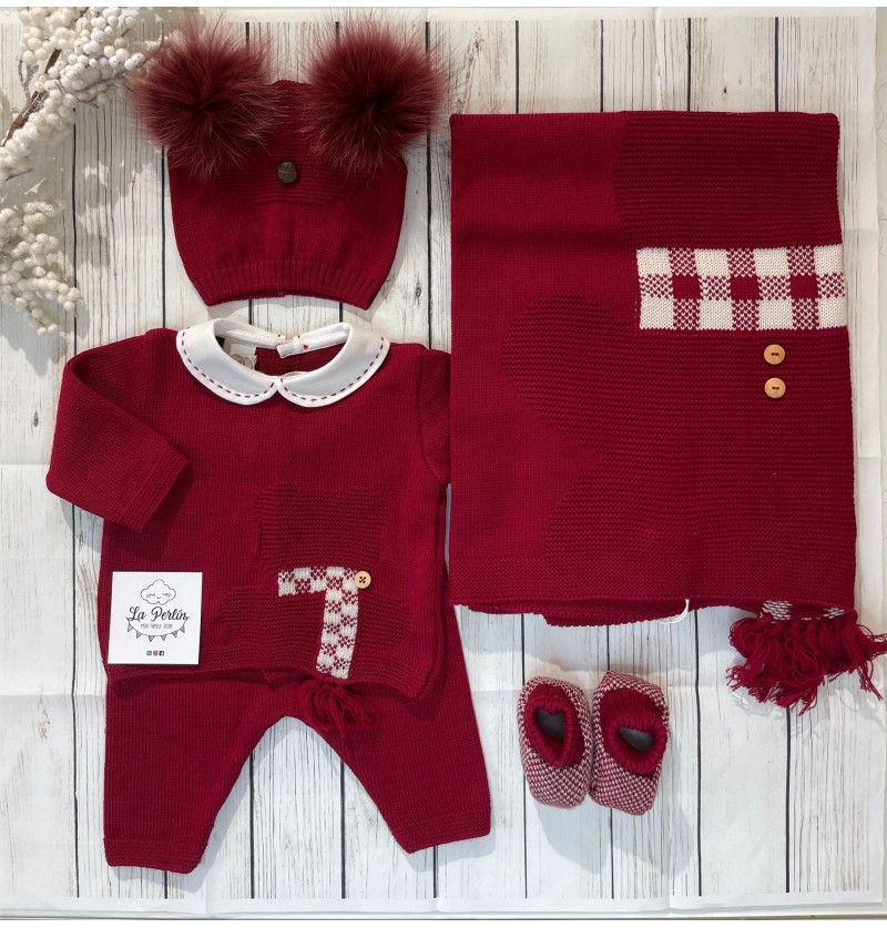 Cappello lana - Bordeaux...